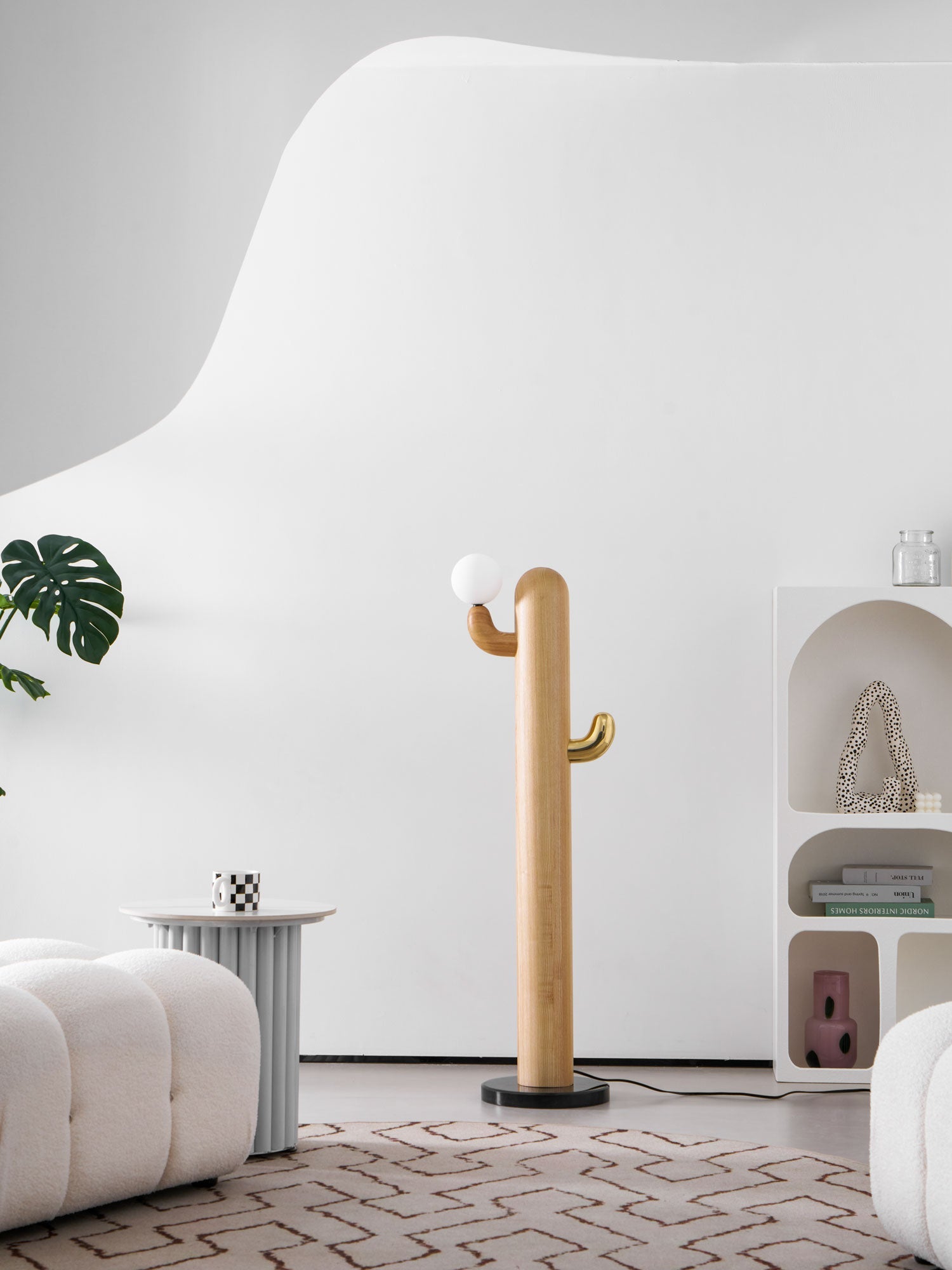 Cactus Wood Floor Lamp 14.2