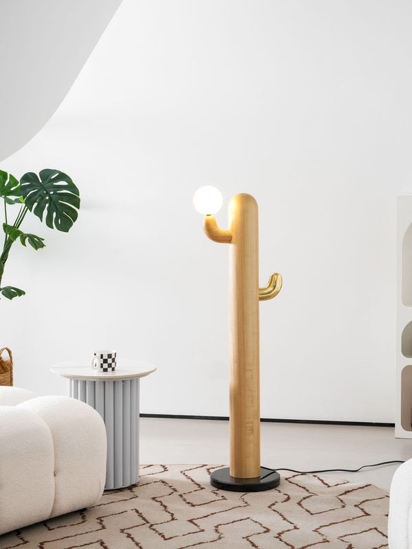 Cactus Wood Floor Lamp 14.2