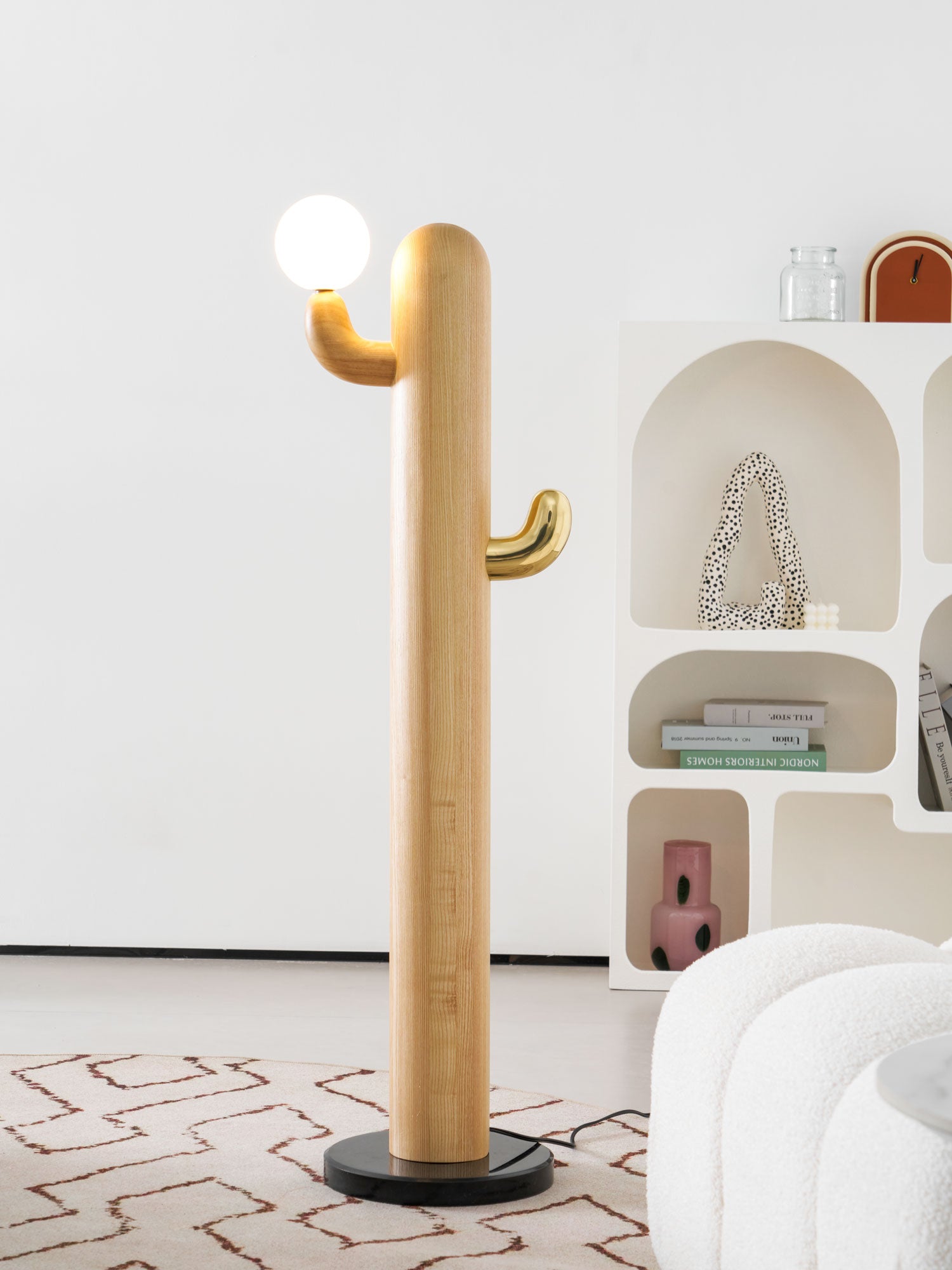 Cactus Wood Floor Lamp 14.2