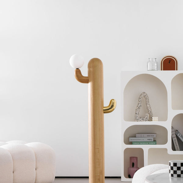 Cactus Wood Floor Lamp 14.2