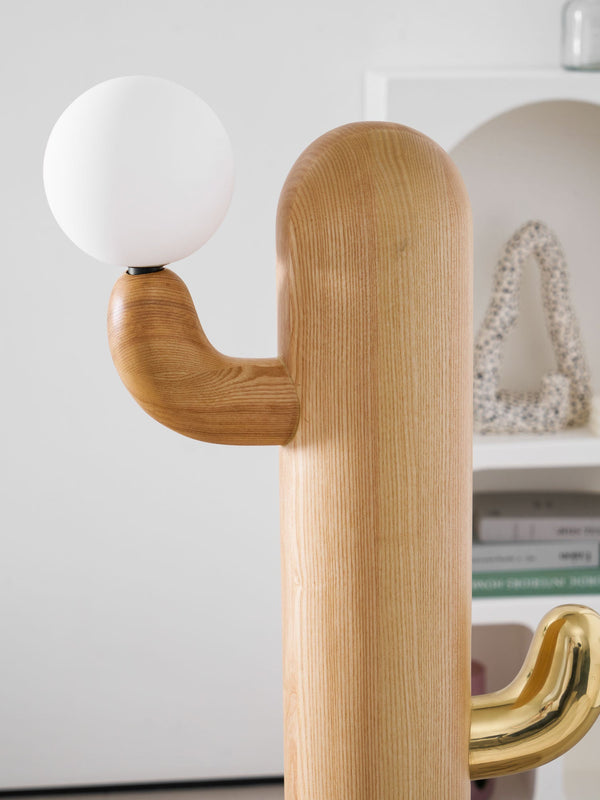 Cactus Wood Floor Lamp 14.2