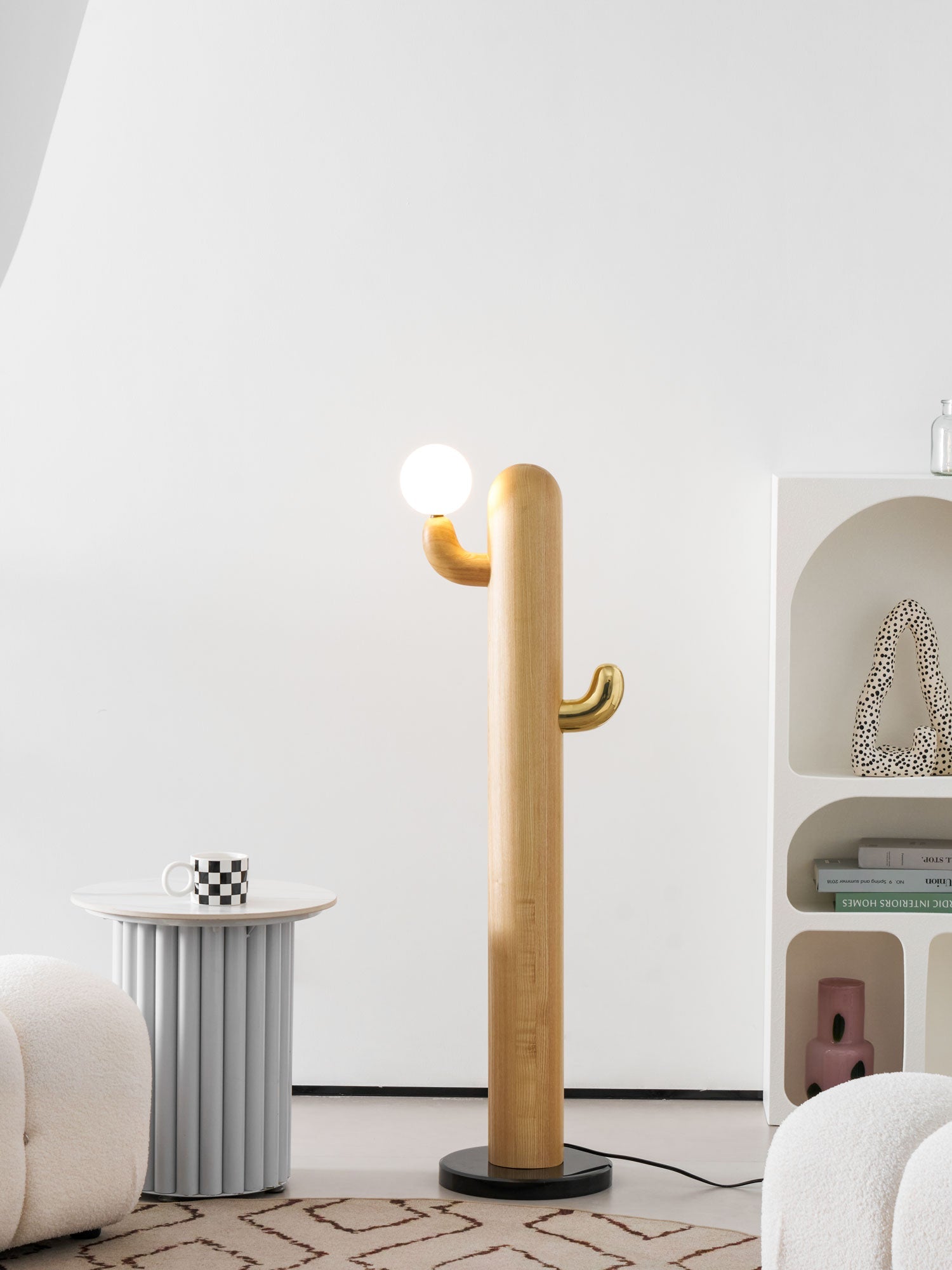 Cactus Wood Floor Lamp 14.2