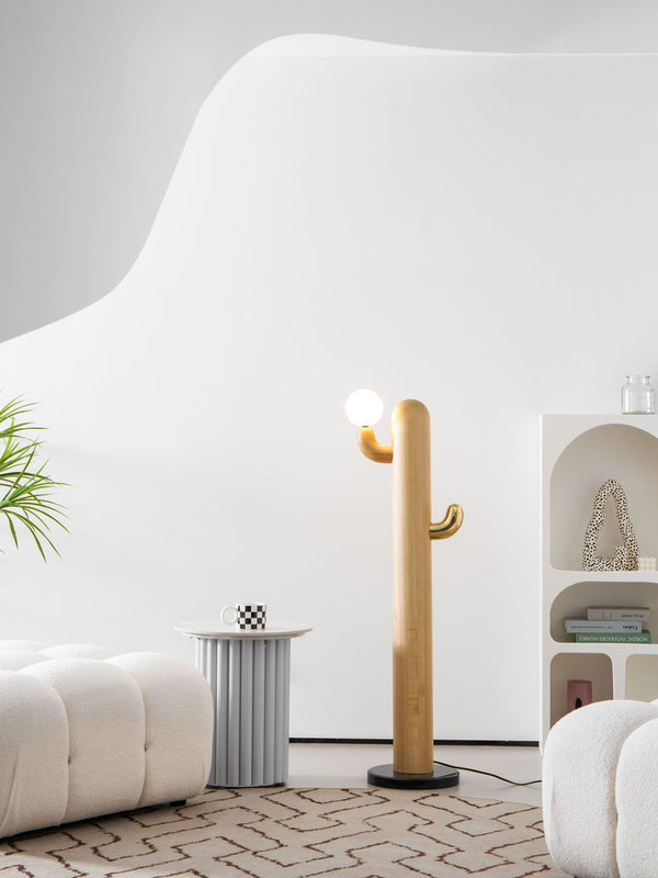 Cactus Wood Floor Lamp 14.2