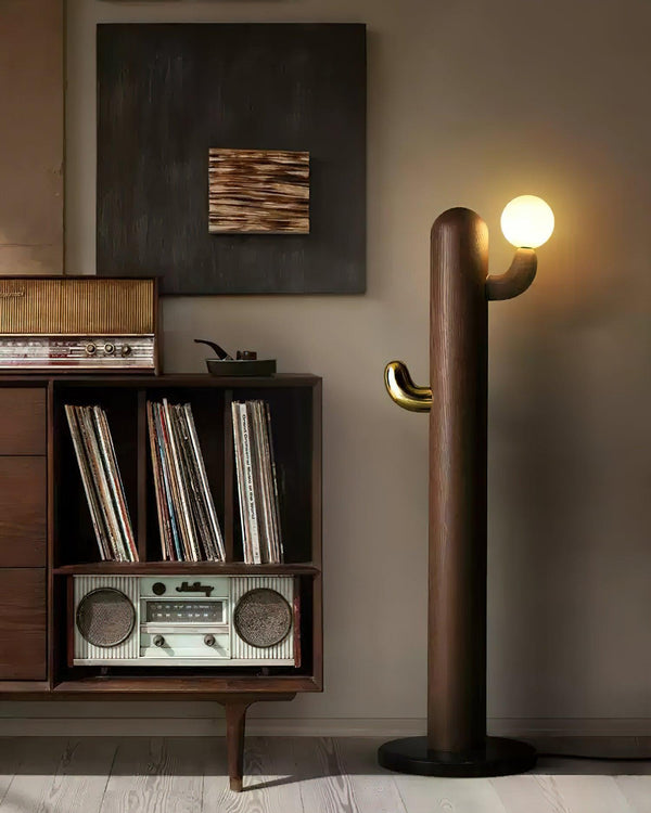 Cactus Wood Floor Lamp 14.2