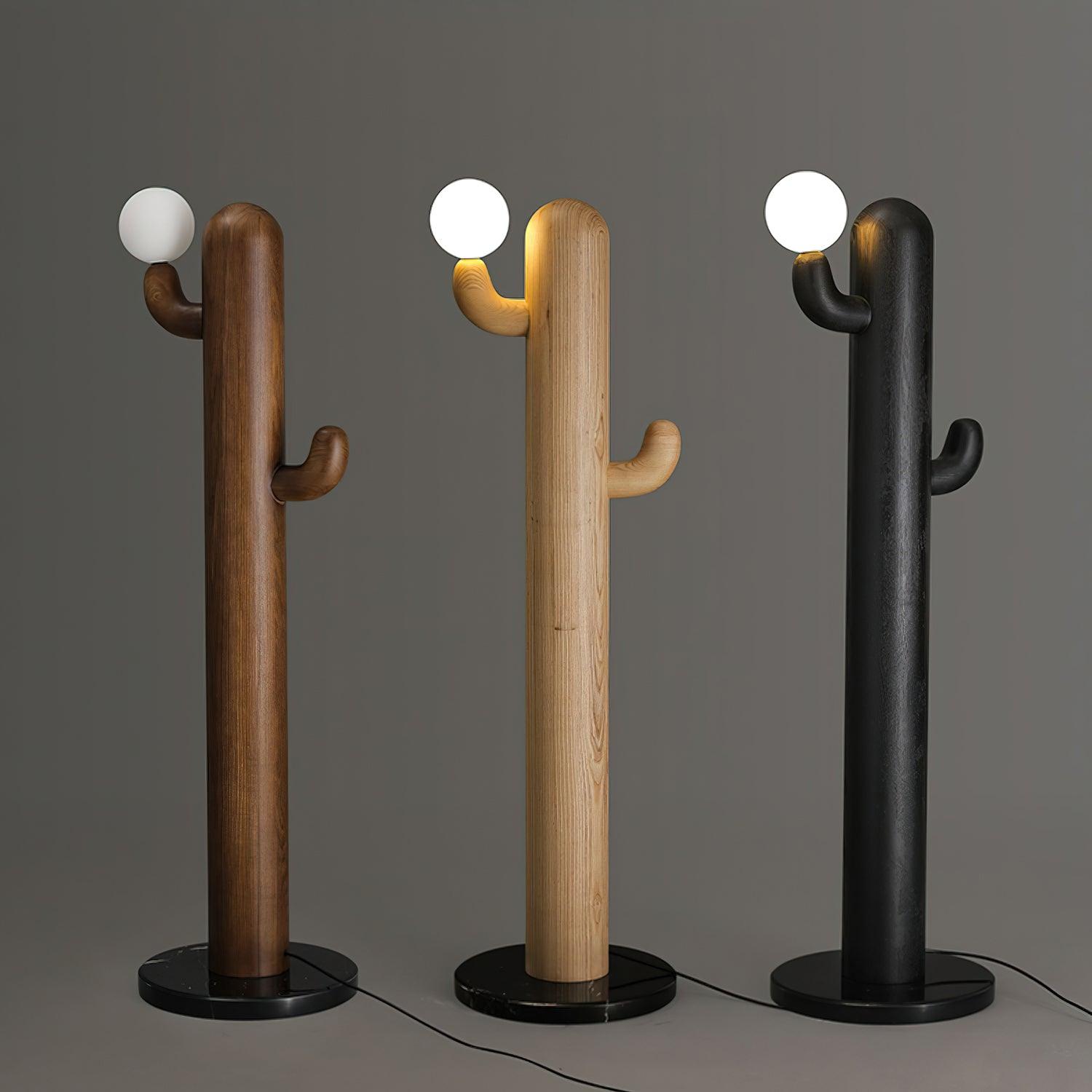 Cactus Wood Floor Lamp 14.2