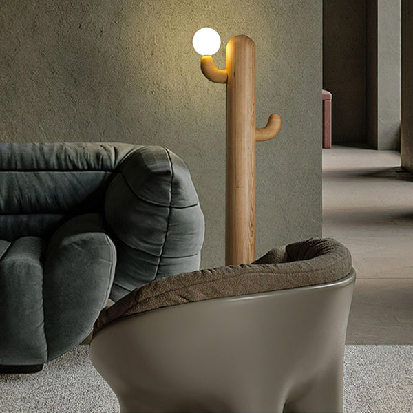 Cactus Wood Floor Lamp 14.2