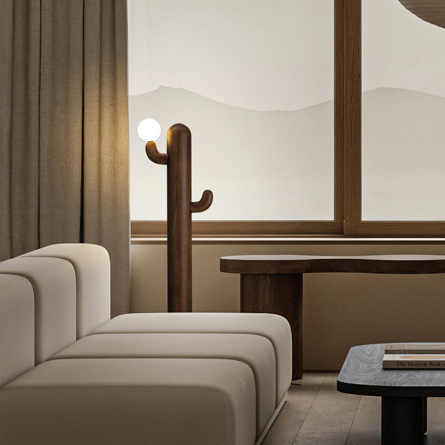 Cactus Wood Floor Lamp 14.2