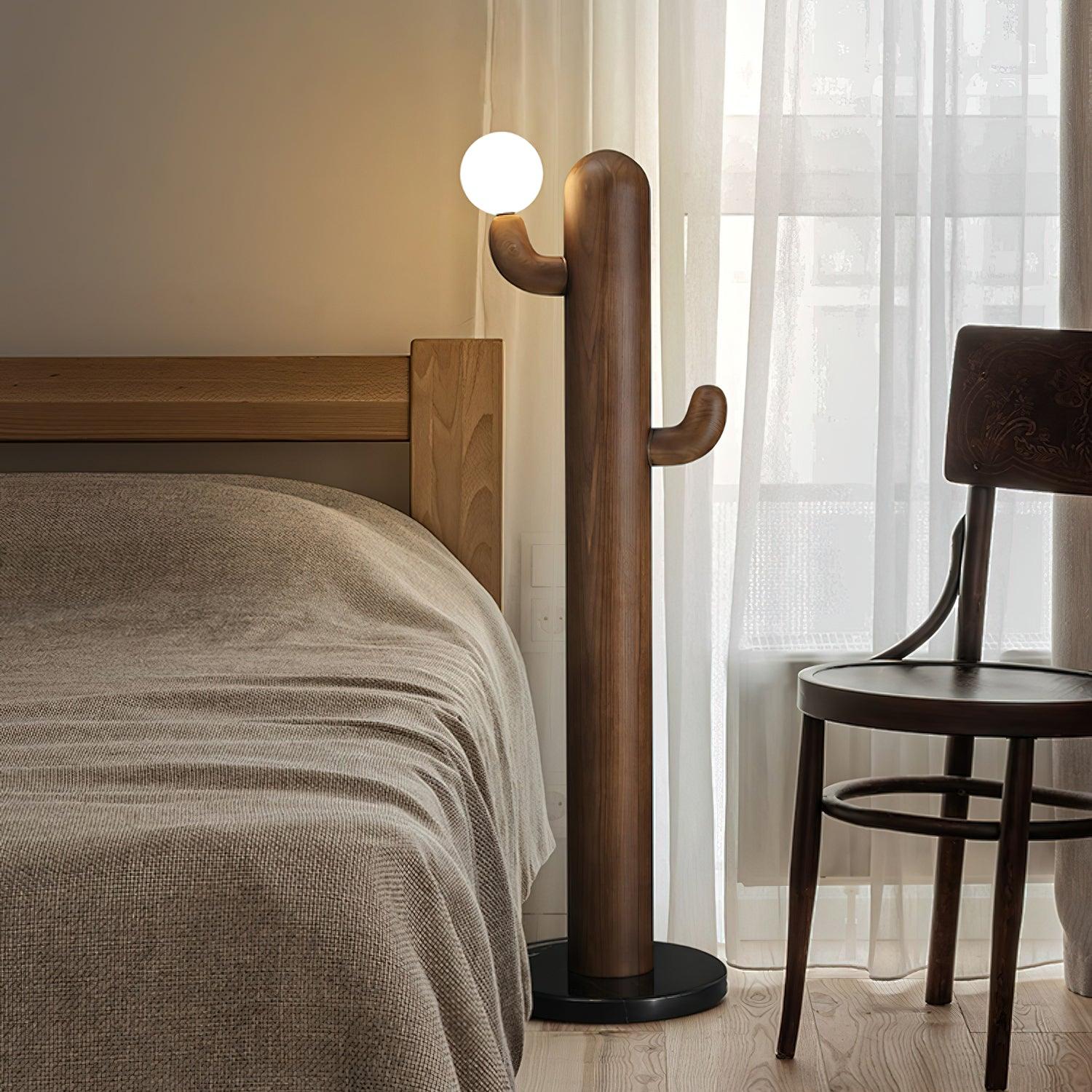 Cactus Wood Floor Lamp 14.2