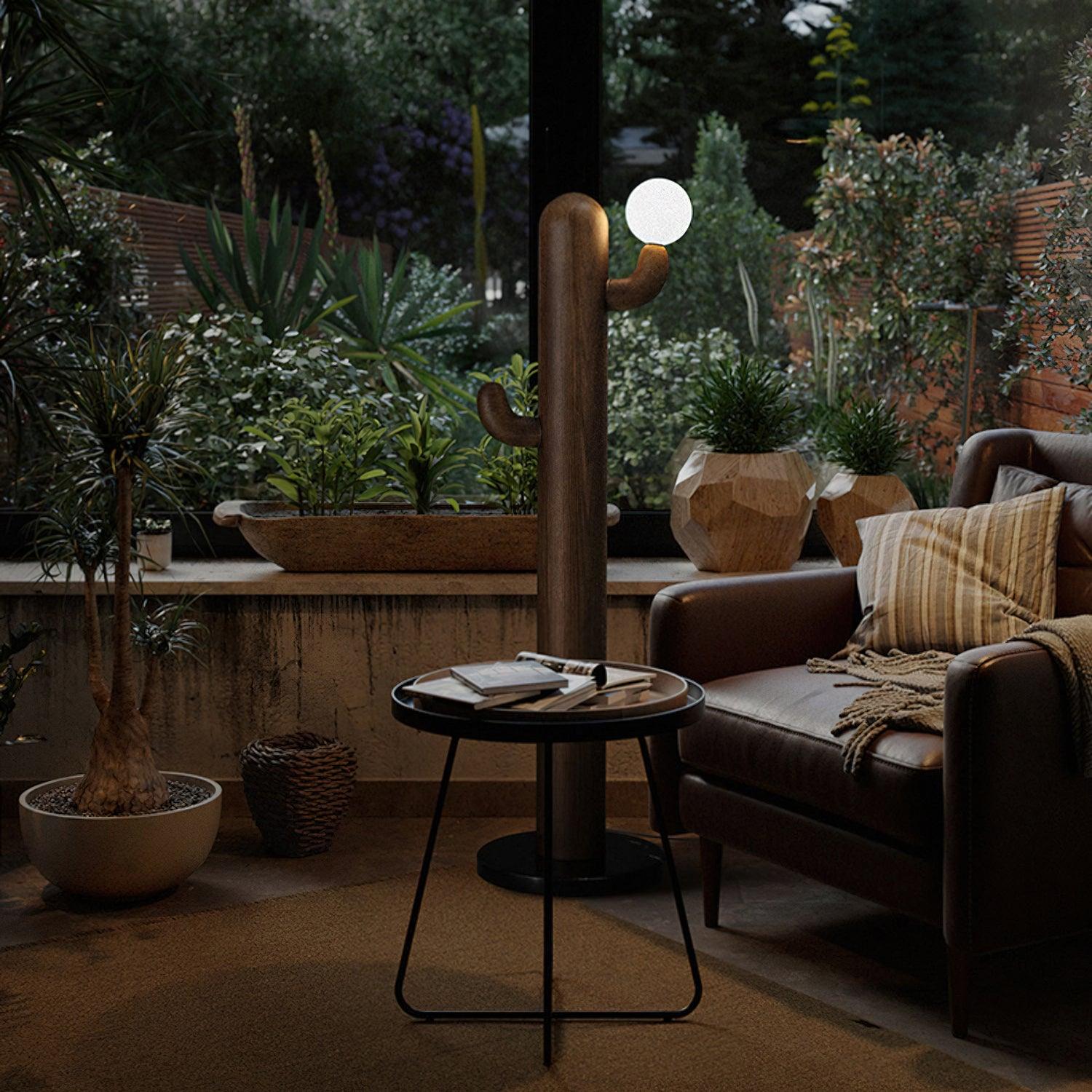 Cactus Wood Floor Lamp 14.2