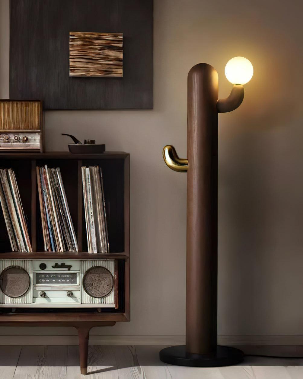 Cactus Wood Floor Lamp 14.2