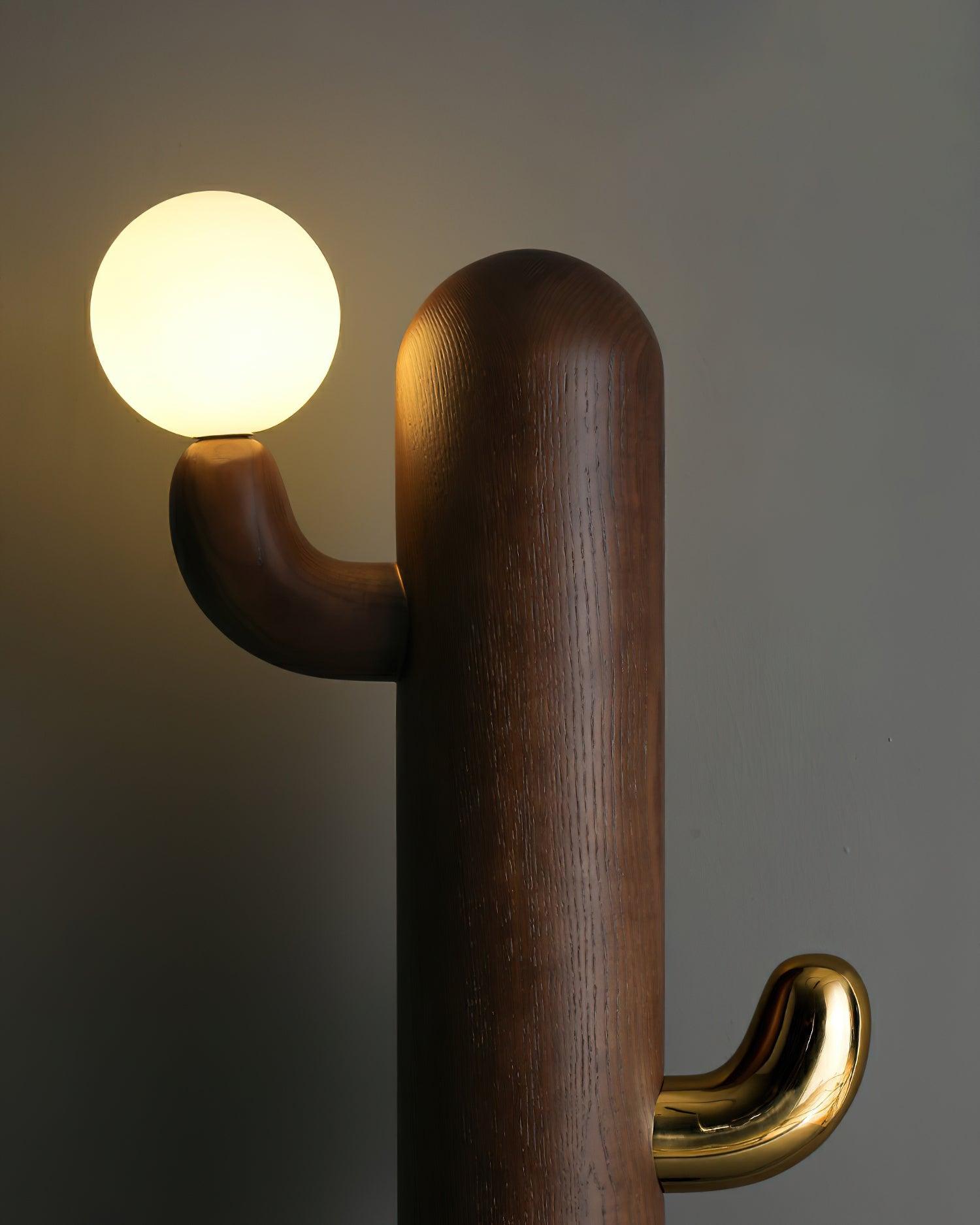Cactus Wood Floor Lamp 14.2