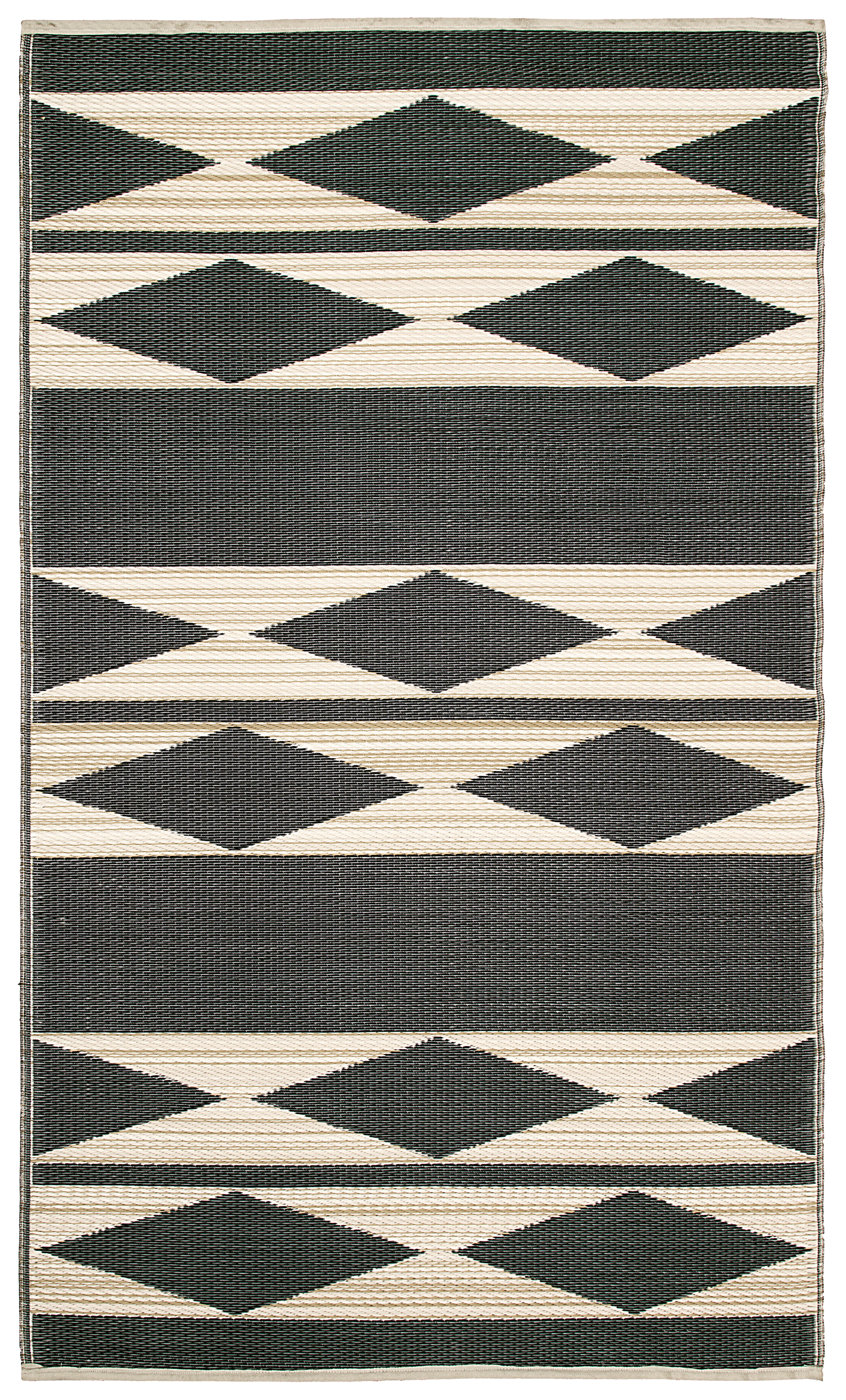 Cairo - Natural & Black Outdoor Rug for Patio