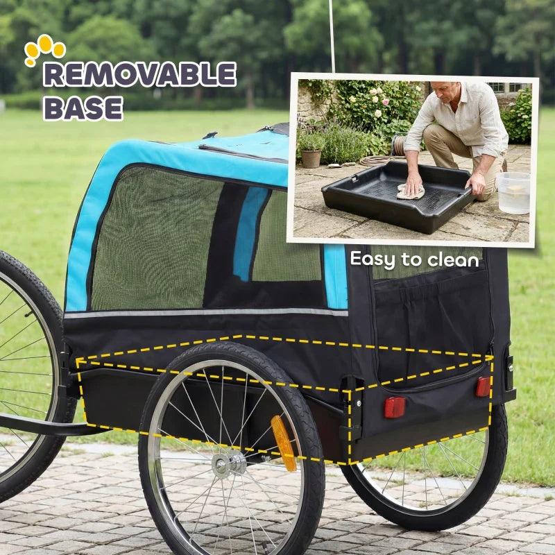 Dog Bike Trailer, Pet Cart Bicycle Carrier with 20