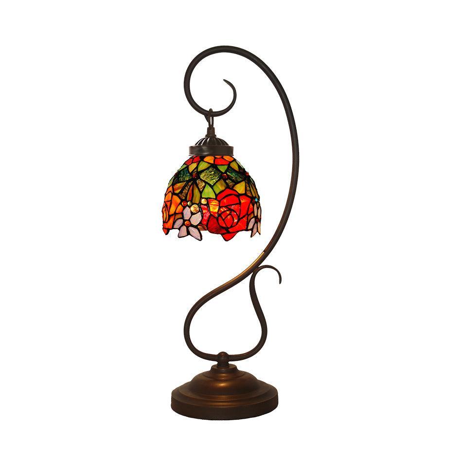 Cal Lighting Cotulla Tiffany Table Lamp 9.8