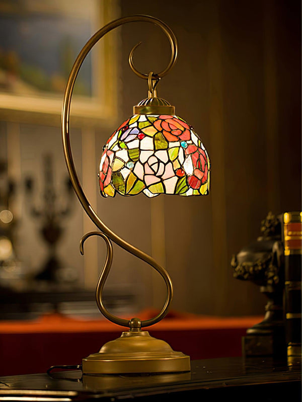 Cal Lighting Cotulla Tiffany Table Lamp 9.8