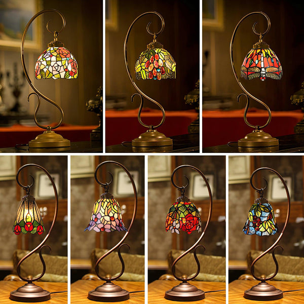 Cal Lighting Cotulla Tiffany Table Lamp 9.8