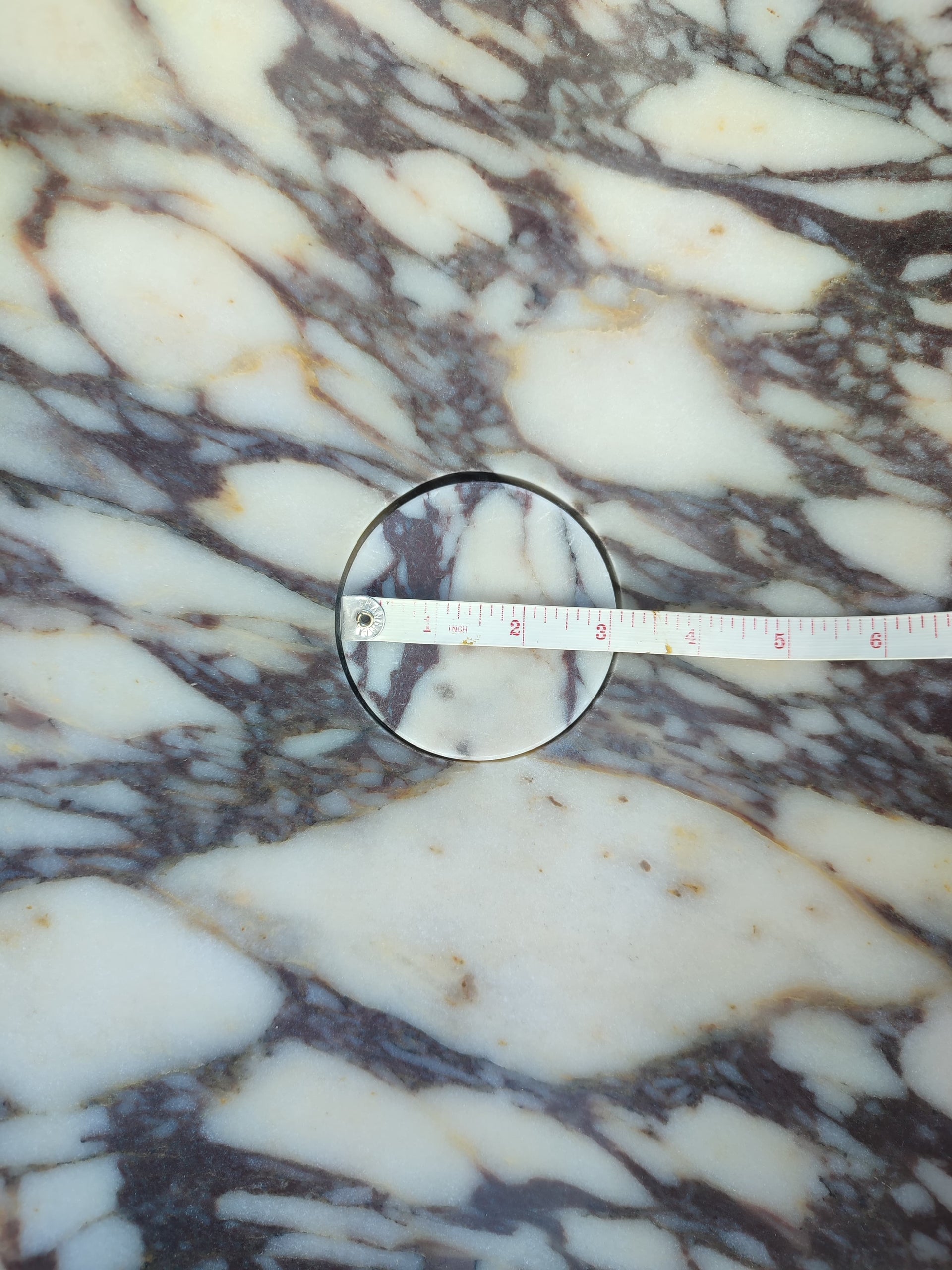 Calacatta Viola Marble Oval Shape Above Vanity Bathroom Sink (W)14