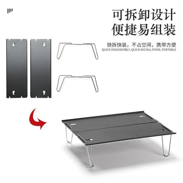 Camping Portable Foldable Table Small Coffee Tables Ultralight Outdoor Hiking Picnic Table MDF Mini Folding Table New - Gifts for You 'n Me