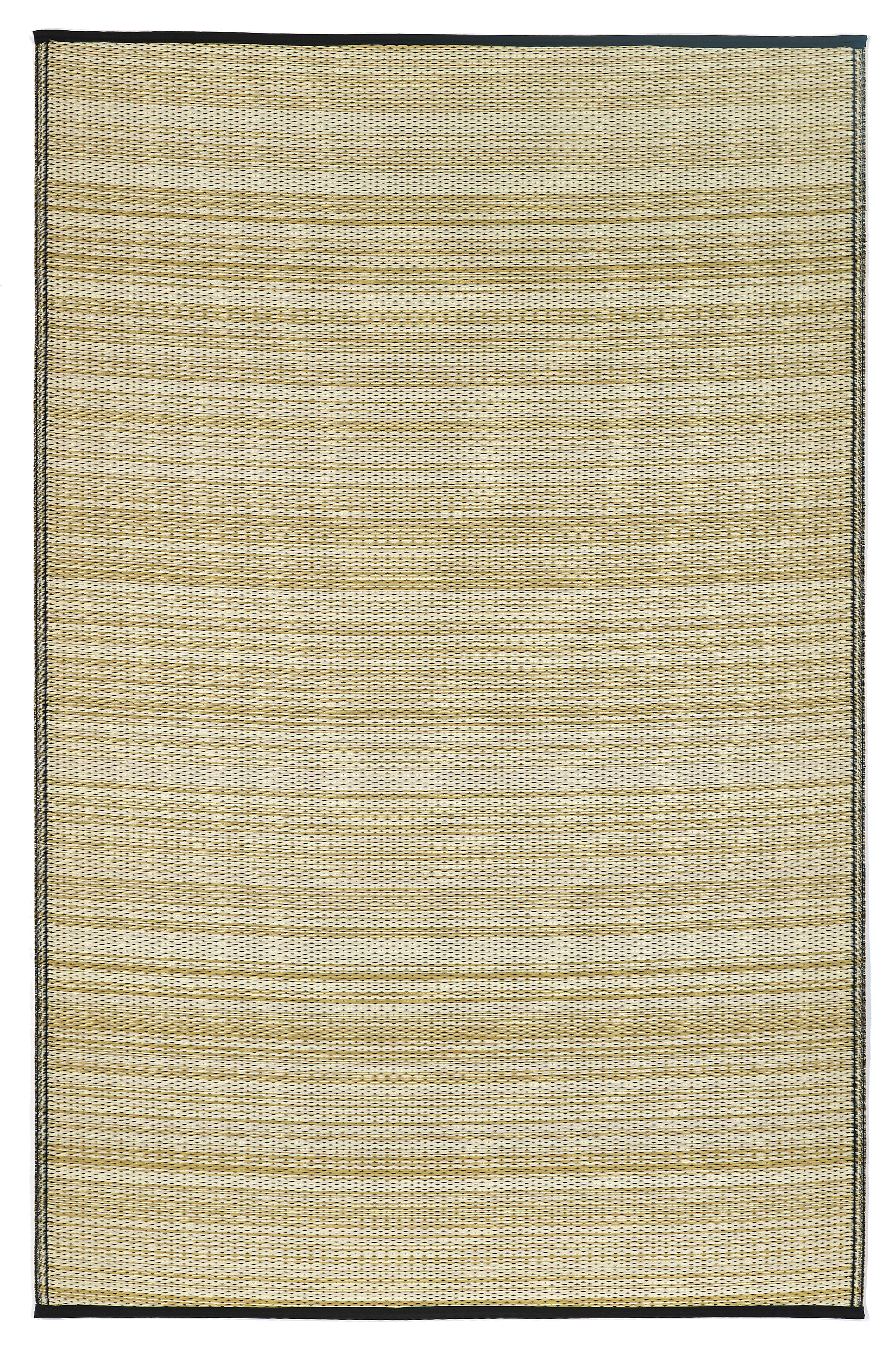 Cancun Shadow - Sand & Black Outdoor Rug for Patio