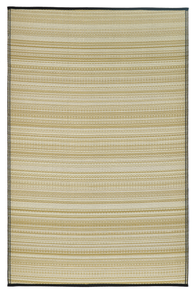 Cancun Shadow - Sand & Black Outdoor Rug for Patio