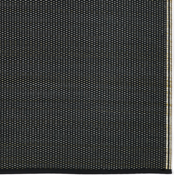 Cancun Shadow - Sand & Black Outdoor Rug for Patio