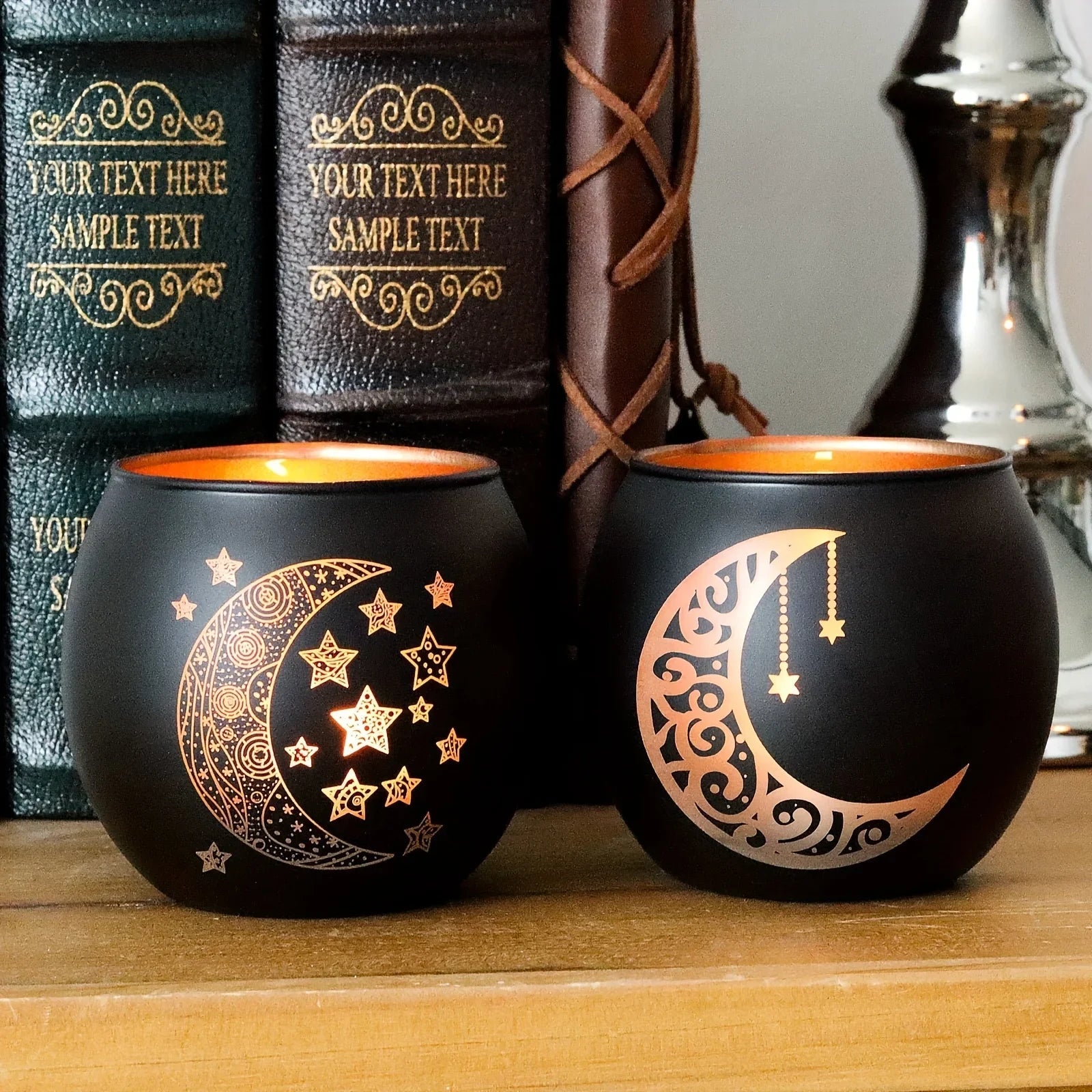Candle Holder - Decorative Glass Ramadan