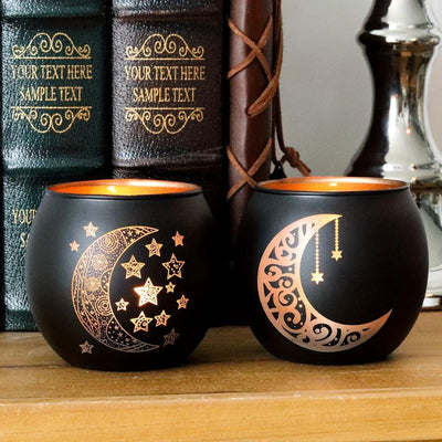 Candle Holder - Decorative Glass Ramadan