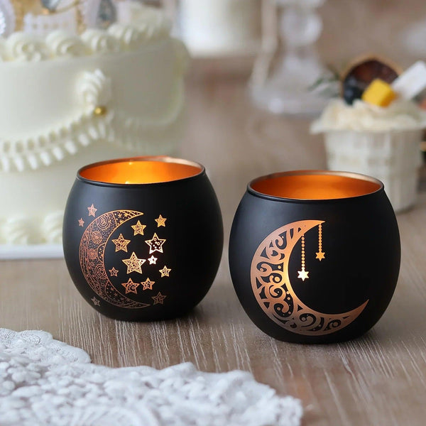 Candle Holder - Decorative Glass Ramadan