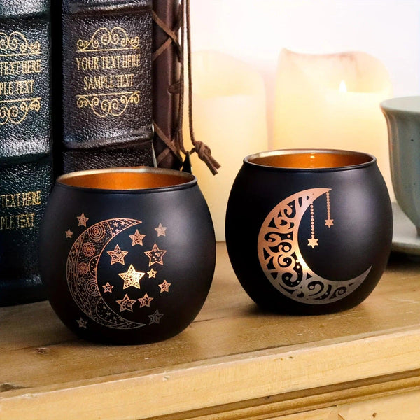 Candle Holder - Decorative Glass Ramadan