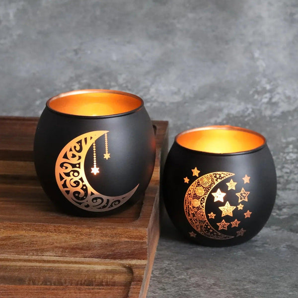 Candle Holder - Decorative Glass Ramadan