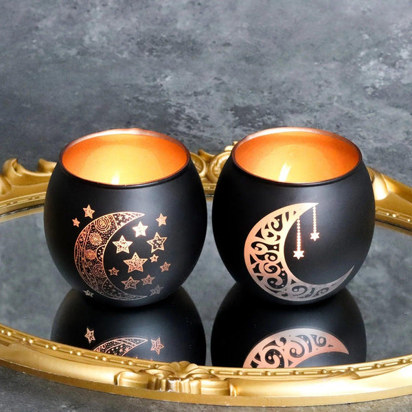 Candle Holder - Decorative Glass Ramadan