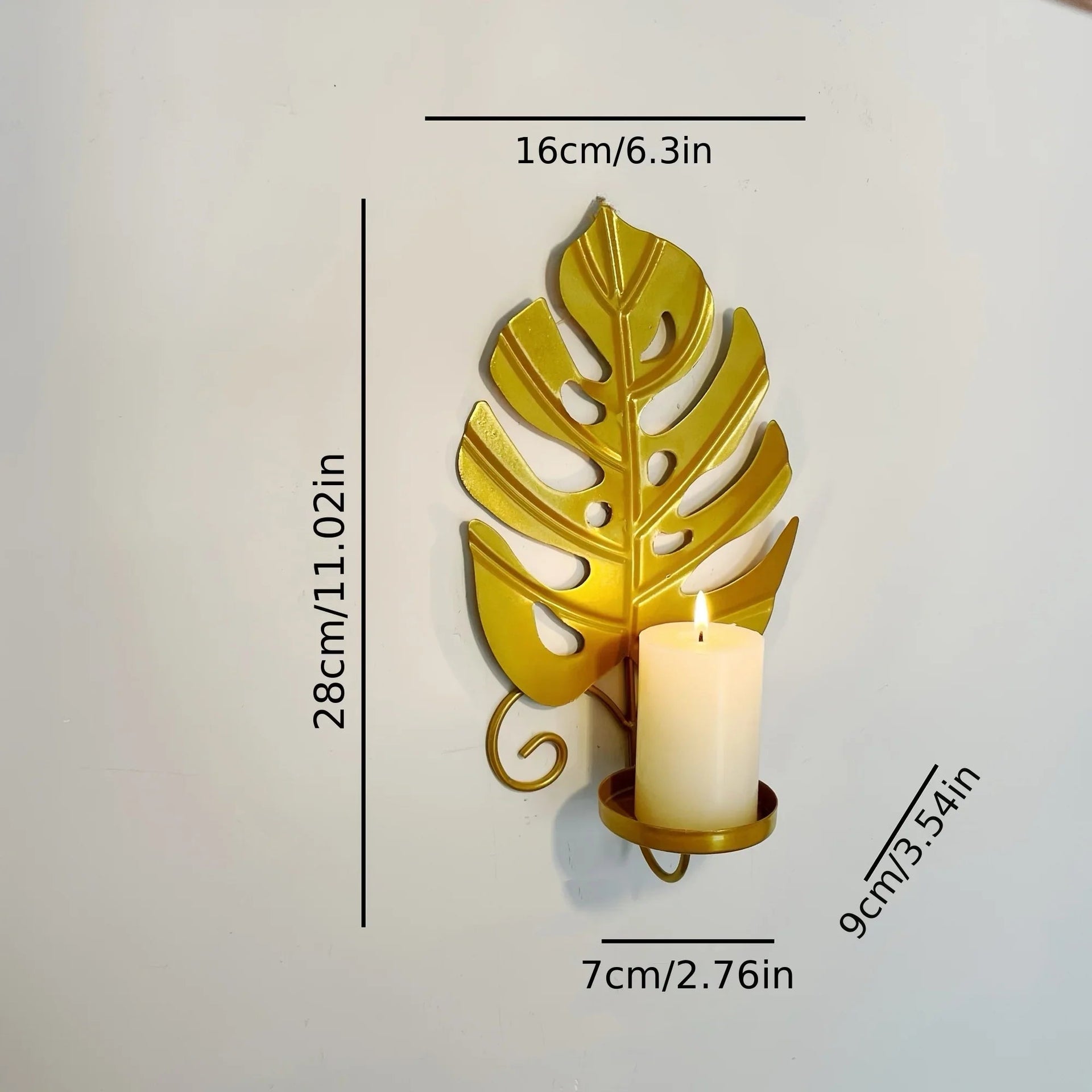 Candle Holders - Elegant Metal Set