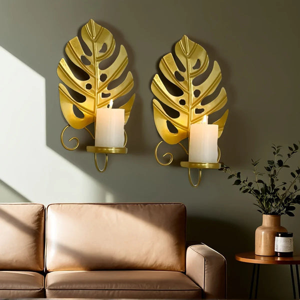 Candle Holders - Elegant Metal Set