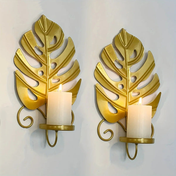 Candle Holders - Elegant Metal Set
