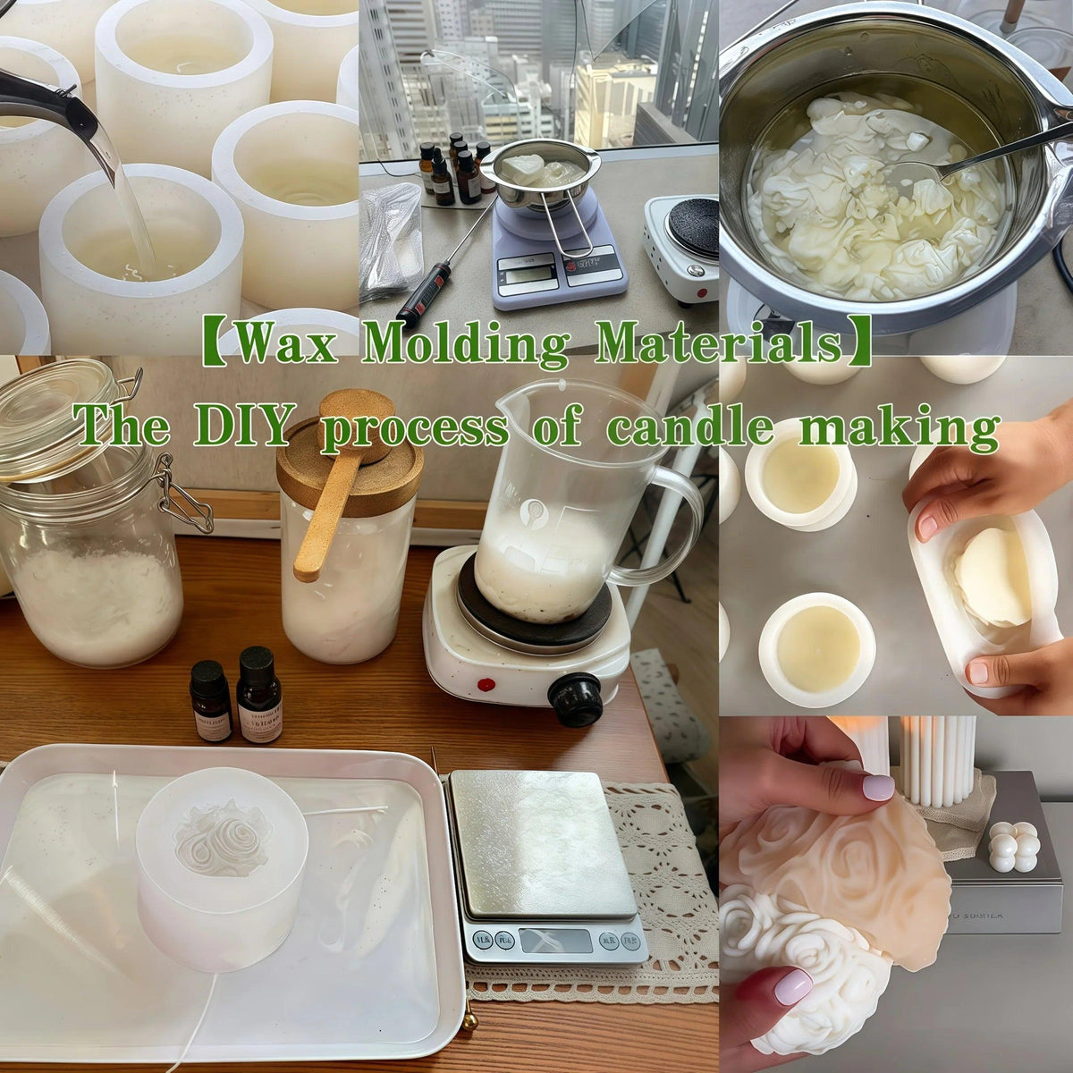 Candle - Scented White Soy Wax 8oz