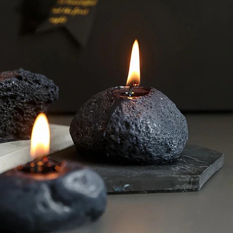 Candles - Meteorite Stone Set