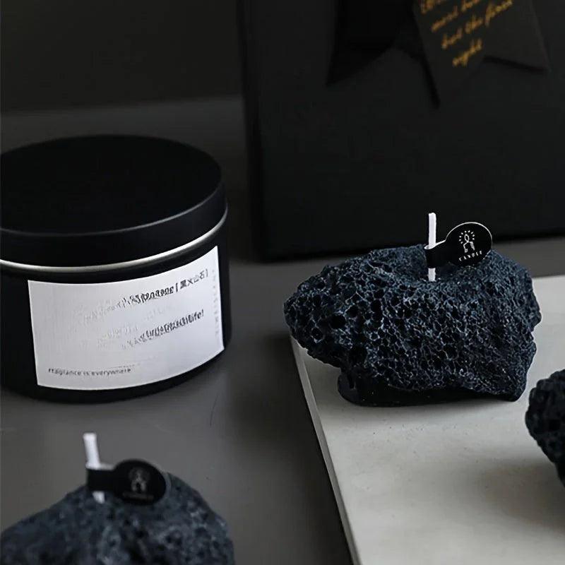 Candles - Meteorite Stone Set