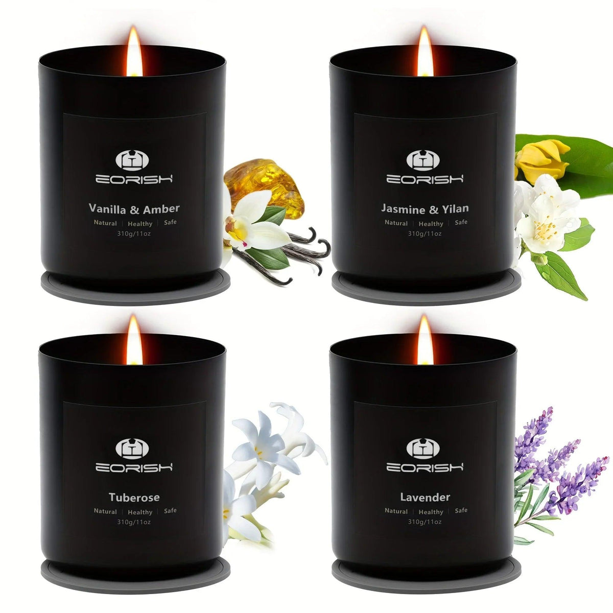 Candles - Scented Crystal 8pcs