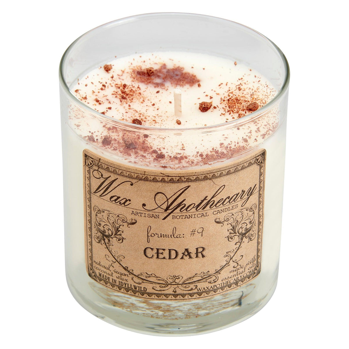 Cedar 7 oz Botanical Candle in Scotch Glass
