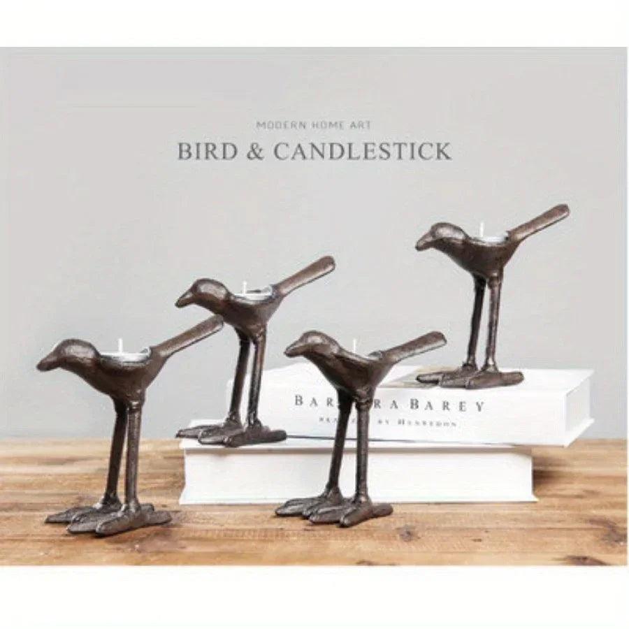 Candlestick - Retro Cast Iron 2PCS