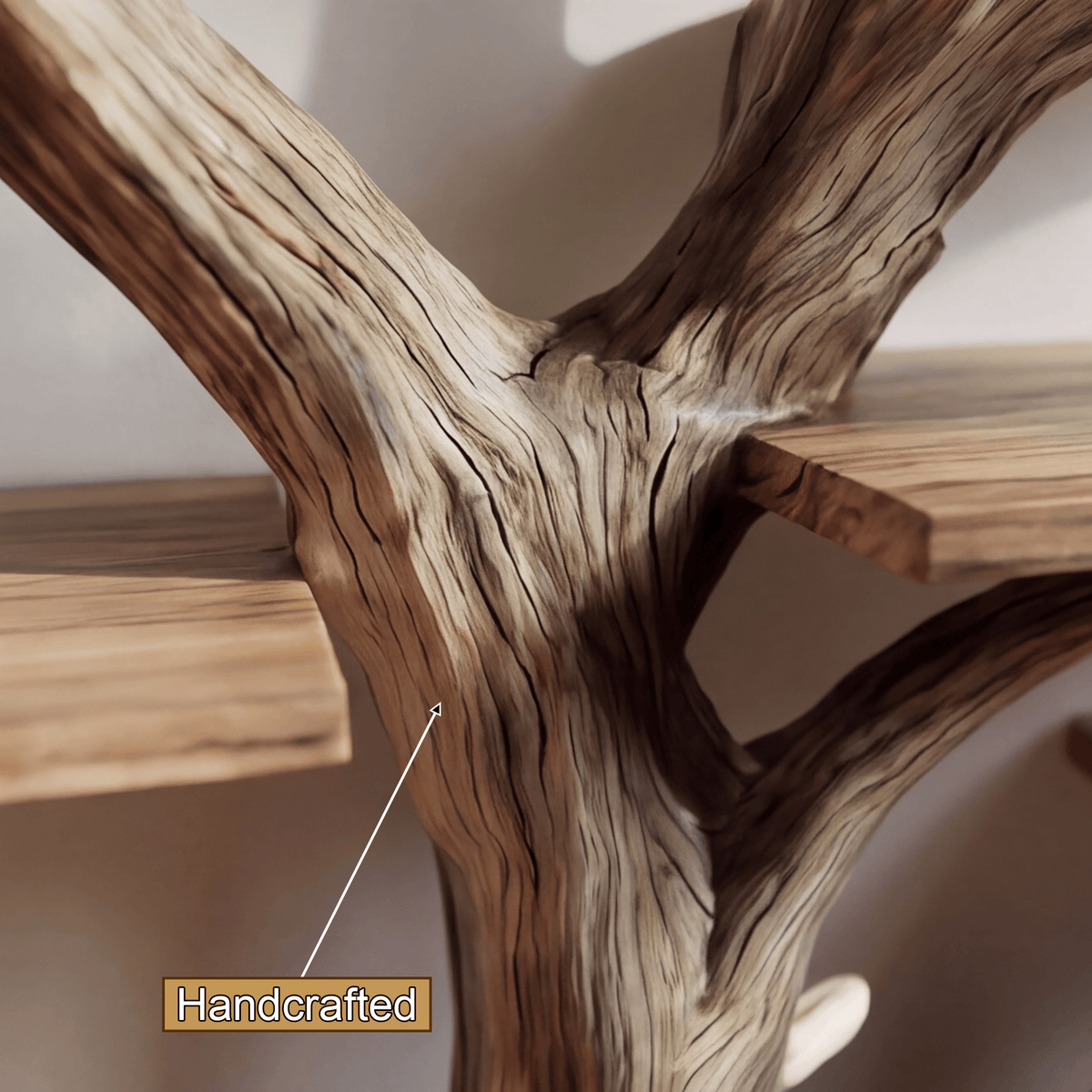 Canopyform Solid Wood Tree Bookshelf
