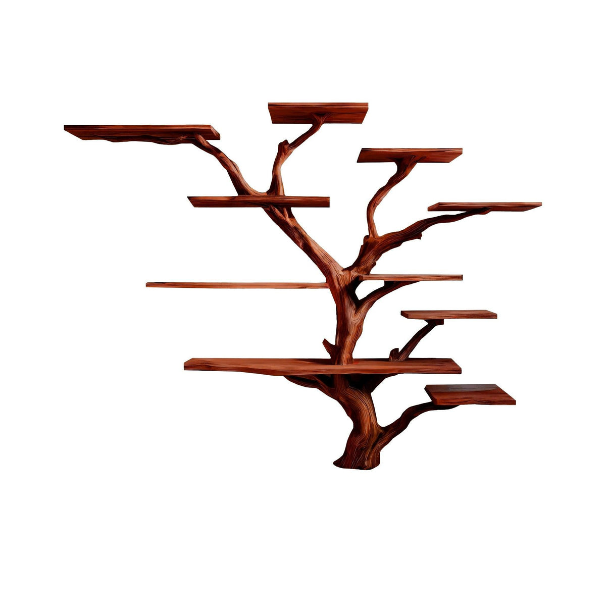 Canopyform Solid Wood Tree Bookshelf