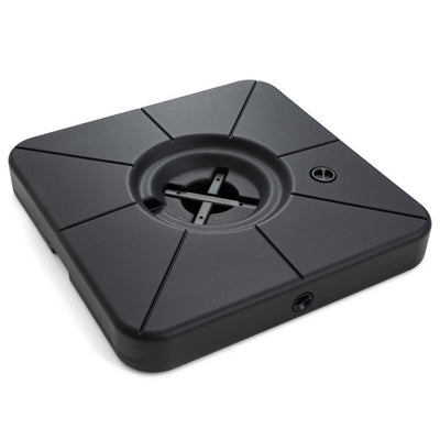 Cantilever Patio Umbrella Base 220 LBS Water and Sand Fillable Weighted Stand-Black