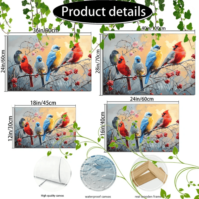 Canvas Painting - Colorful Wooden