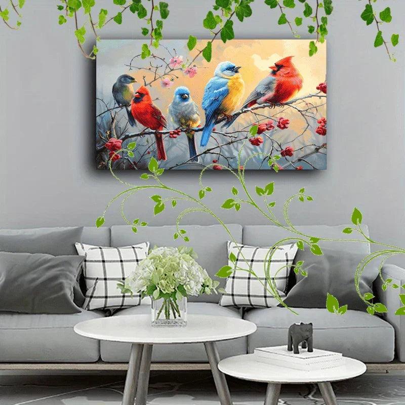 Canvas Painting - Colorful Wooden