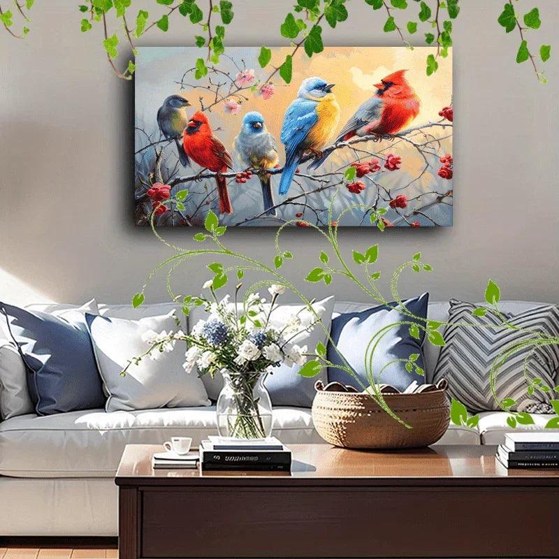 Canvas Painting - Colorful Wooden