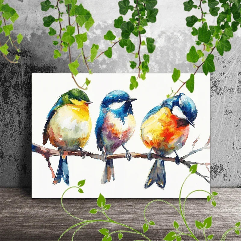 Canvas Painting - Colorful Wooden