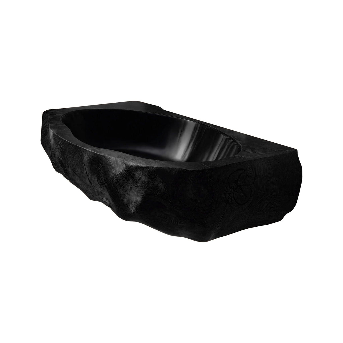 Canyonroot Carved Solid Wood Vessel Sink