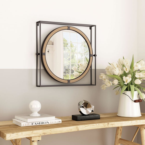 Zuo Modern Capell Mirror, Antique Gray - A12222