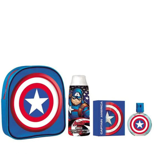 Captain America By Marvel For Men 3Pcs Set EDT Spray